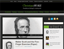 Tablet Screenshot of christianawake.com